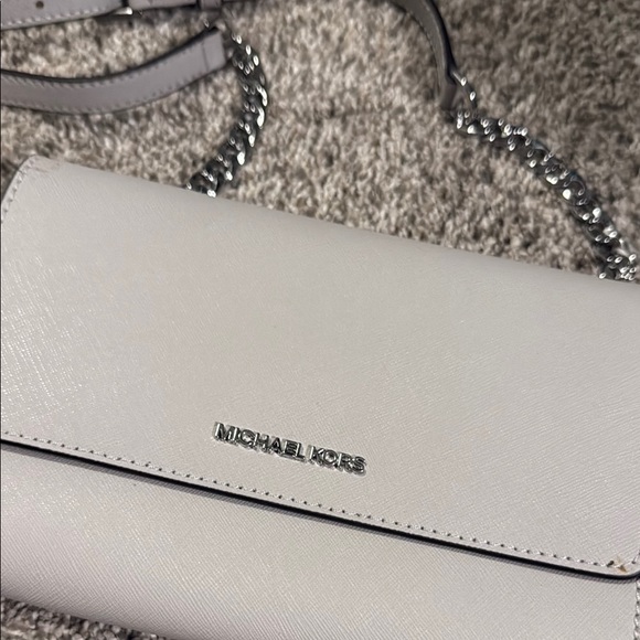 Michael Kors Gray Crossbody Bag with Adjustable Strap - Picture 3 of 5